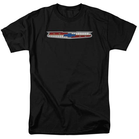 Chevy Shirt Chevrolet 56 Bel Air Emblem Tall Black T Shirt Chevy