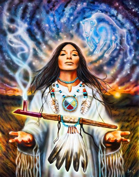 White Buffalo Calf Woman By Lisa Iris In White Buffalo Woman