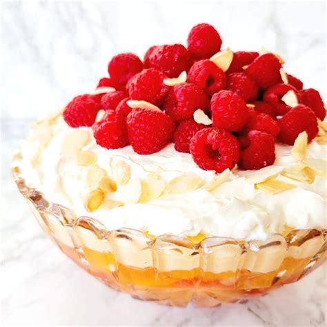 Easy Sherry Trifle with Jelly & Sponge Fingers – Feast Glorious Feast