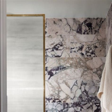 Luxurious Calacatta Viola Marble Bathroom Design