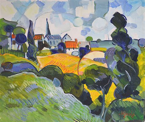 Village Normand N Peinture Par Patrick Marie Artmajeur