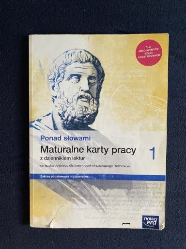 Maturalne Karty Pracy Z Dziennikiem Lektur Warszawa Kup Teraz Na