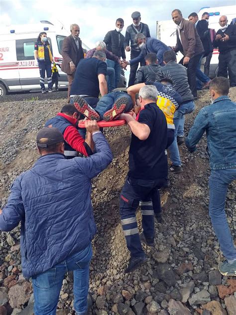 Karsta trafik kazası 1 yaralı Kars Haberleri