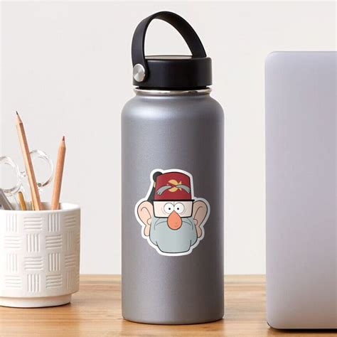 "Stan Pines Paper Fez Face Mask" Sticker for Sale by The-Sqoou | Redbubble