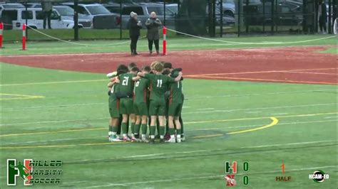 Hiller Varsity Boys Soccer Playoffs Vs North Attleboro November 8