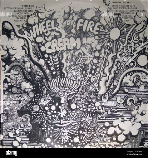 CREAM Wheels of Fire - Vintage 12'' vinyl LP album 02 Cover Stock Photo - Alamy