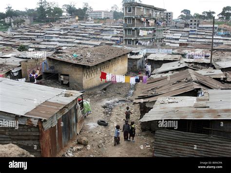 Mathare Valley One Of The Most Notorious Slum In Nairobi Kenya Stock