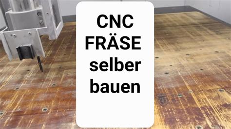 Cnc Fr Se Grundgestell Selber Bauen Youtube