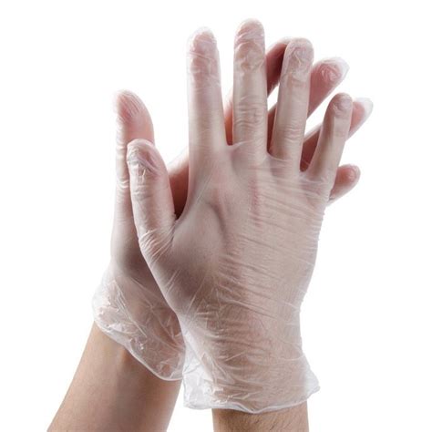 Clear Vinyl Disposable Gloves Powder Free 100 Pcs Per Packet