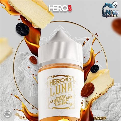 Jual Liquid Freebase LUNA V3 Baked Cheesecake With Rum Raisin 60ML