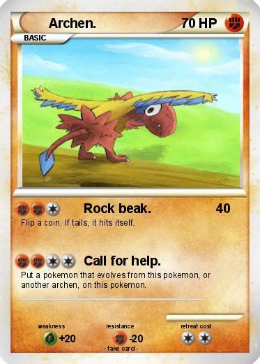 Pokémon Archen 33 33 - Rock beak. - My Pokemon Card