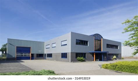 Exterior Modern Warehouse Building Office Stock Photo 314953019 ...