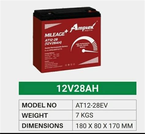 Amptek Electric Bike Batteries Latest Price Dealers Retailers In India