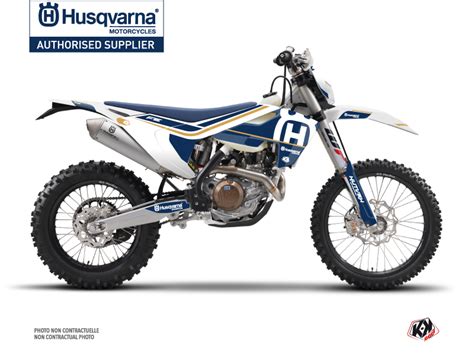 Husqvarna Fe Dirt Bike Heritage Graphic Kit White Kutvek