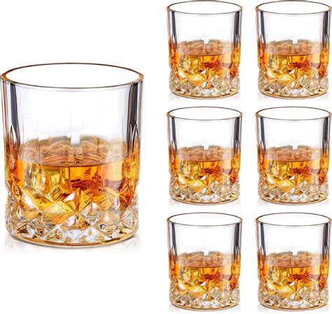 Venero Crystal Whisky Juego De Vasos De Bourbon En Caja De Regalo