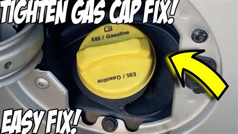 Tighten Fuel Cap Honda