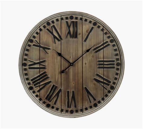 Wooden Wall Clock Decorative Clock Pottery Barn