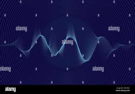 Sound Wave on dark Background, technology, and earthquake wave diagram ...