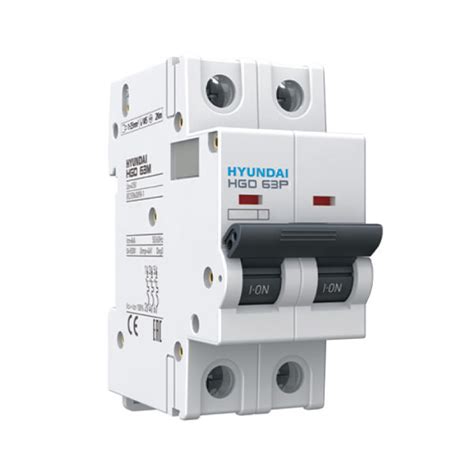 MCB Hyundai HGD63P 2P 25A 10kA - Thietbidiencn.vn