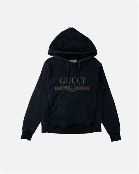 Gucci Gucci "Fake Logo" Hoodie | Grailed