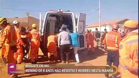 Patrícia Poeta lamenta morte de menino de 8 anos resgatado de buraco de