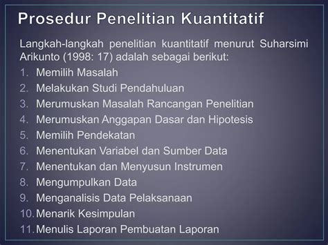 Ppt Metode Penelitian Kuantitatif Ppt