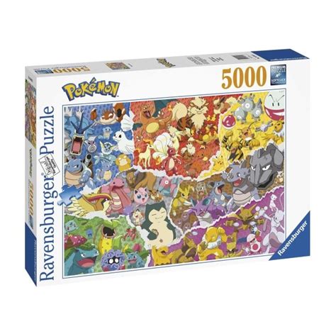 Kanto Pokémon Types Puzzle by Ravensburger 5 000 Pieces Pokémon