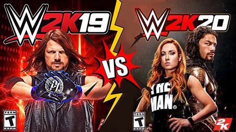 WWE 2K19 Vs WWE 2K20 Full Comparison YouTube