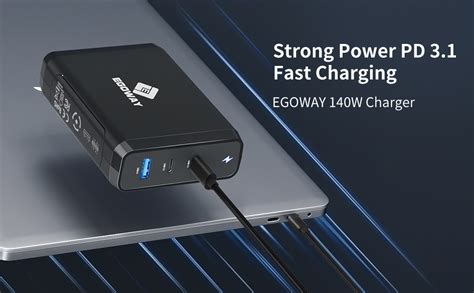 W Usb C Power Adapter Egoway Pd Port Gan Wall Charger