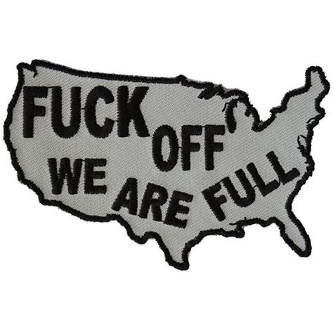 Buy Fuck Off We Are Full Patch Camouflage