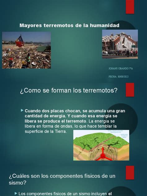 Los 10 Terremotos Más Devastadores De La Historia Pdf Temblores