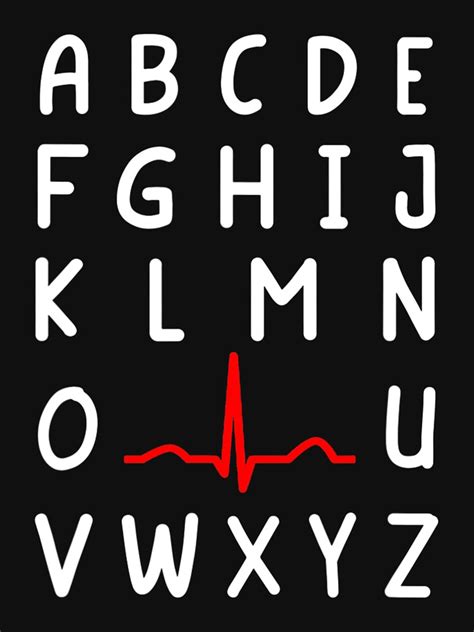 Nurse Pqrst Nursing Ecg And Ekg Alphabet Funny Nurse T Shirt For Sale