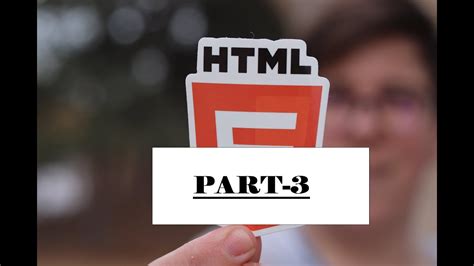 Html Tutorial For Beginners Part Html Crash Course Youtube