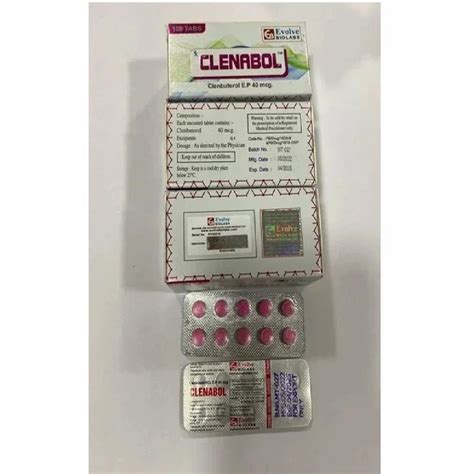 Clenbuterol Tablet 40 Mcg At Rs 95stripe Clenbuterol Tablet In