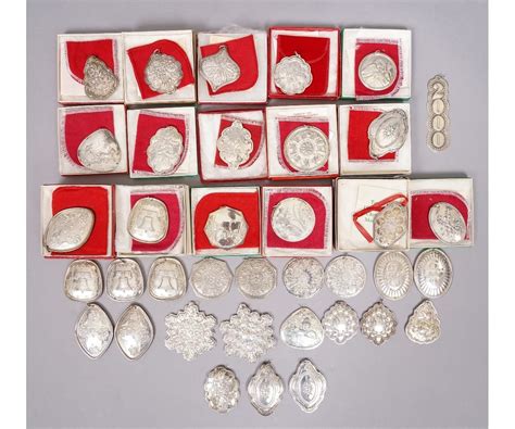 Towle Sterling Silver Christmas Ornaments Auction