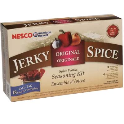 Nesco 18 Count Jerky Spice Works Original Seasoning Packs Dynaloo