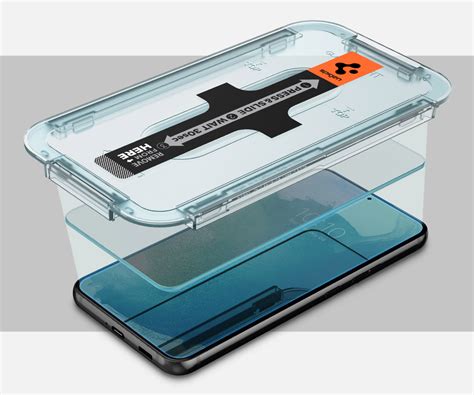 Szkło do etui Aplikator Spigen Glas tr EZ Fit 2 Pack Galaxy S22 Plus