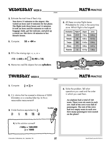 Daily Math Practice Grade 8: Use It! Don't Lose It! | World Book