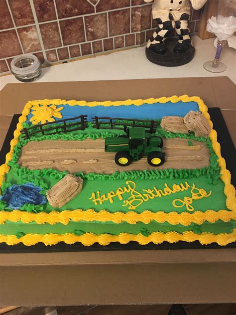 John Deere Tractors Cakes