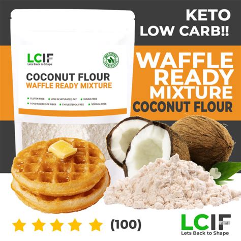 Low Carb Coconut Flour Waffle Ready Mixture G Lcif Low Carb Guilt