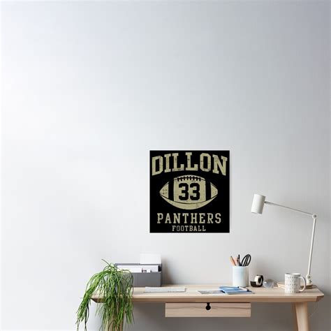 Dillon Panthers Football Poster For Sale By ThisRudder Redbubble