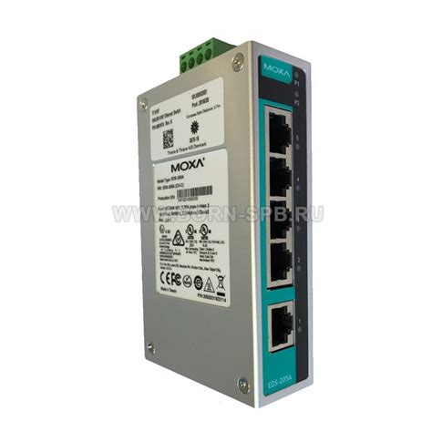 Уличный коммутатор Moxa EDS-205A-T — купить в интернет-магазине Борн