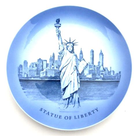 Royal Copenhagen Denmark Statue of Liberty Plate