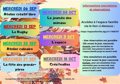 programme septembre octobre 2023 2 Commune de Quédillac