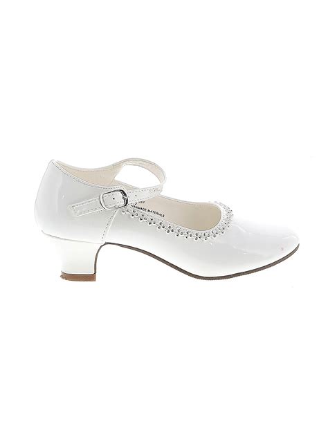 Tip Top Solid White Dress Shoes Size 2 57 Off Thredup