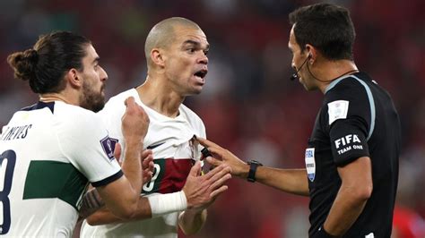 Pepe Detona Arbitragem Em Derrota De Portugal Para O Marrocos Na Copa