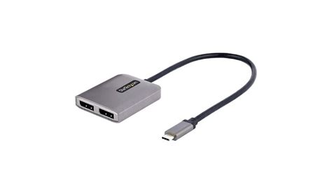 Usb C To Dual Displayport Adapter Type C Multi Monitor