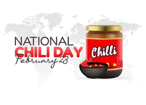 vector graphic of national chili day good for national chili day ...