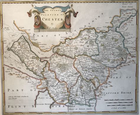 CHESHIRE - The Antique Map Shop ltd