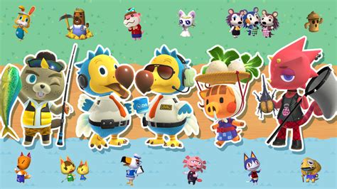 Animal Crossing New Horizons Visitantes Todos Los Personajes